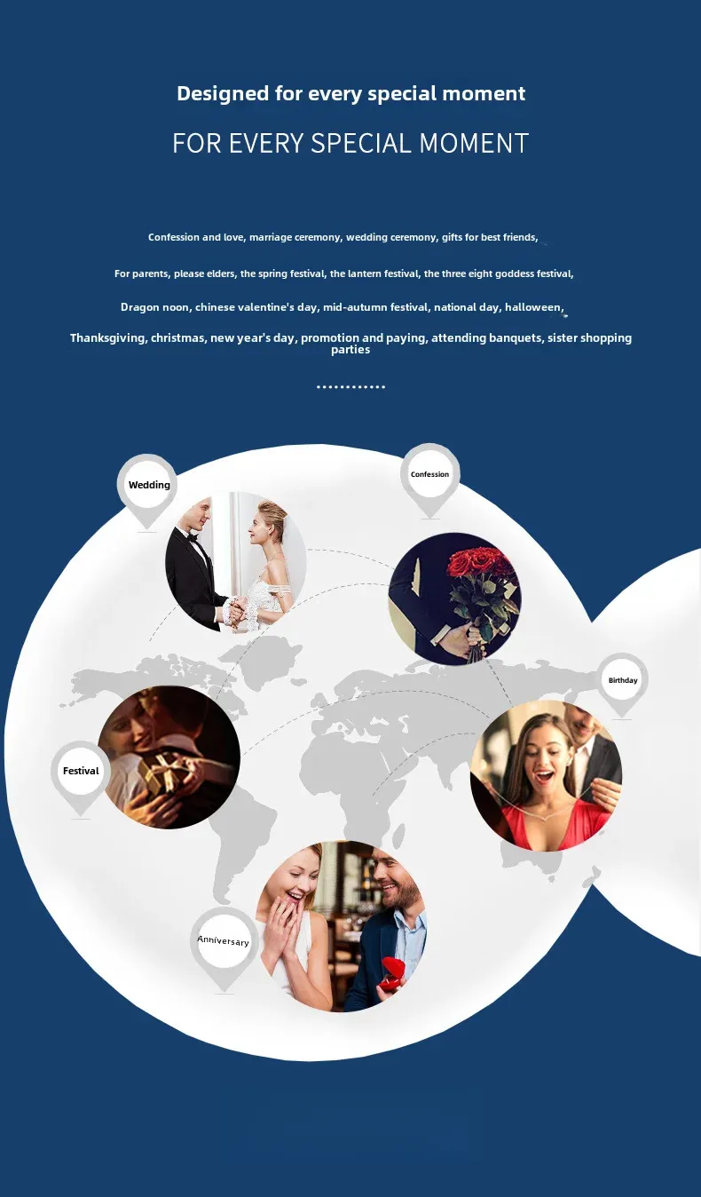 Heiße Verkäufe PT950 Platinum Dynamic Diamond Light Niche Zertifikat kommt mit Halskette_voghion.com