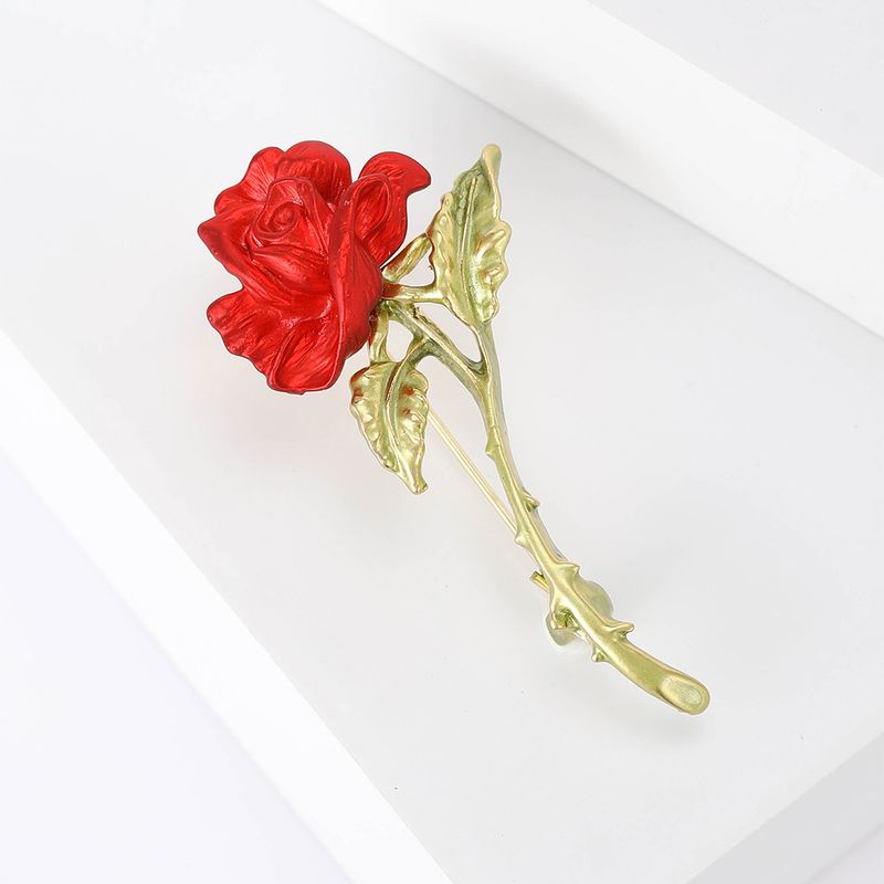New Rose Flower Versatile Brooch Elegant Suit Lapel Luxury High-end Pin_voghion.com