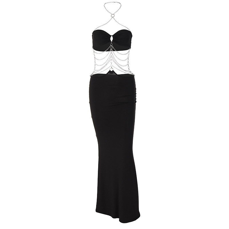 Abito da donna con scollo all'americana e scollo a V_voghion.com