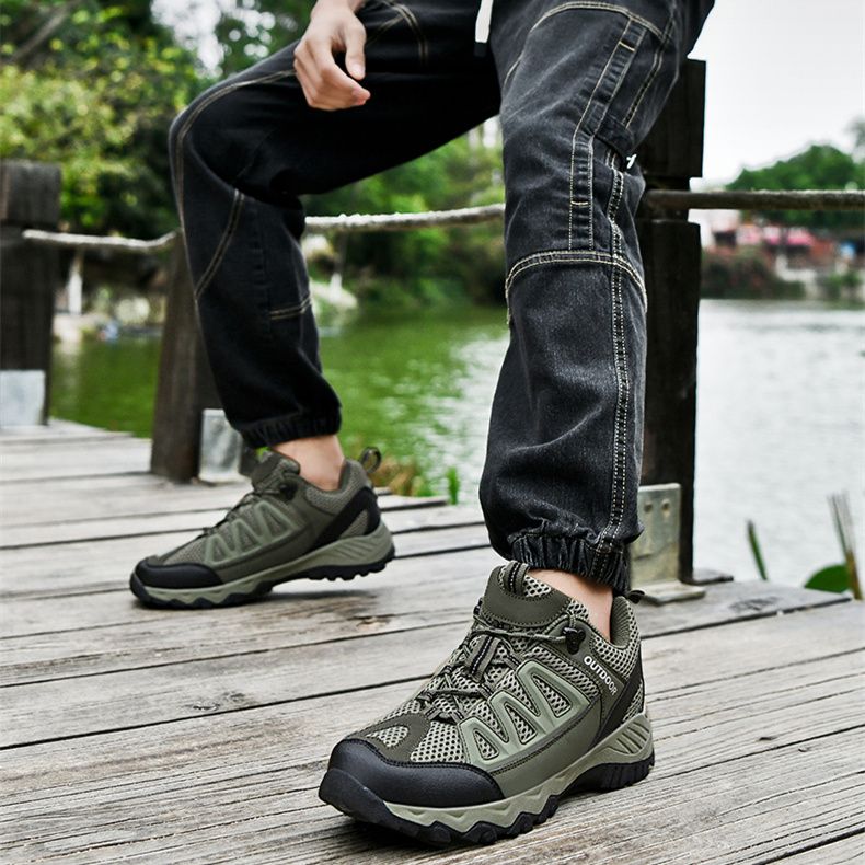 Große Größe 47 Leder Wanderschuhe Männer Hochwertige Klettern Trekking Turnschuhe Für Männer Outdoor Anti-Rutsch Sport Arbeit Mann Schuhe_voghion.com