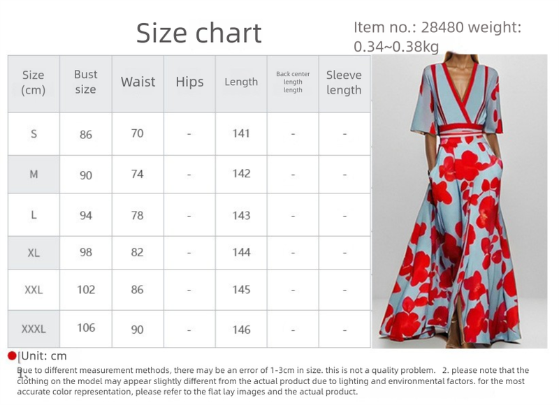 Abito a maniche lunghe con scollo a V stampato, vestibilità attillata, elegante e attillato, da donna, primavera 2025_voghion.com