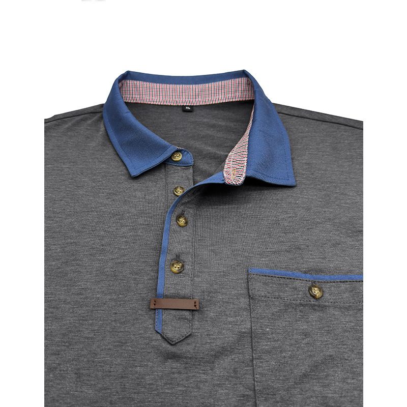 Grenzüberschreitende Sommer europäischen und amerikanischen Herren Kurzarm Revers T-Shirt, Außenhandel Herren Polo Shirt Casual Top Großhandel_voghion.com