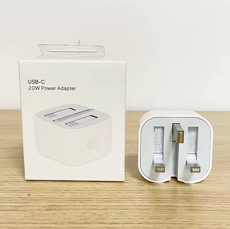 Schnelle Ladegerät 20W USB Typ-C PD UK Power Adapter Stecker Für Apple IPhone IPad_voghion.com