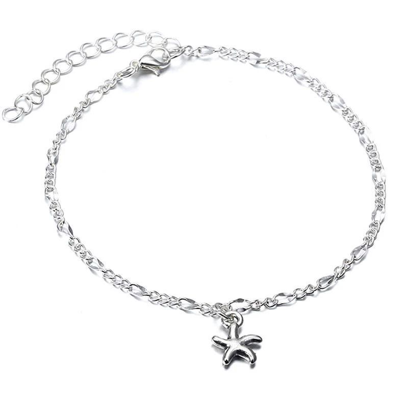 Accessories Bohemian Adjustable Summer Anklet Set Starfish Pendant Beach Foot Jewelry_voghion.com