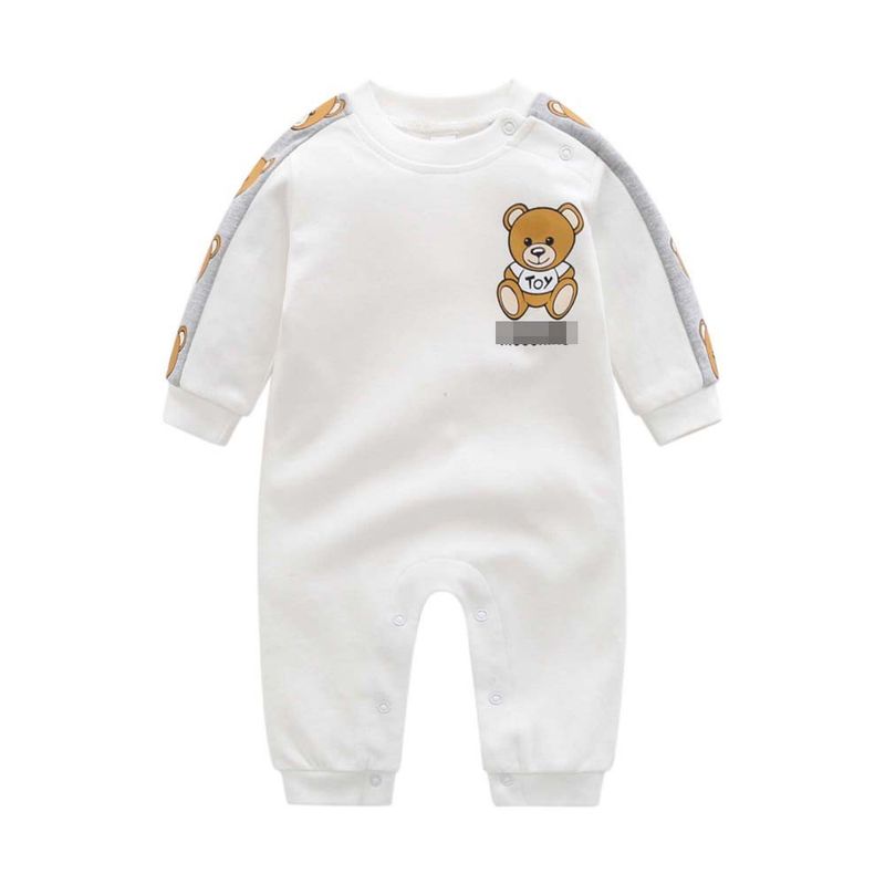 Mother & Kids Baby jumpsuit spring and autumn fashion print bear romper spring and autumn cotton baby jumpsuit_voghion.com