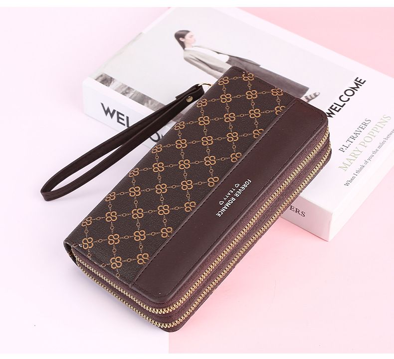 Purse Wallet Clutch Bag Purse Long Women's Simple Stylish Zipper Bag Hand Hold Bag Large Capacity Wallet Women's Purse_voghion.com