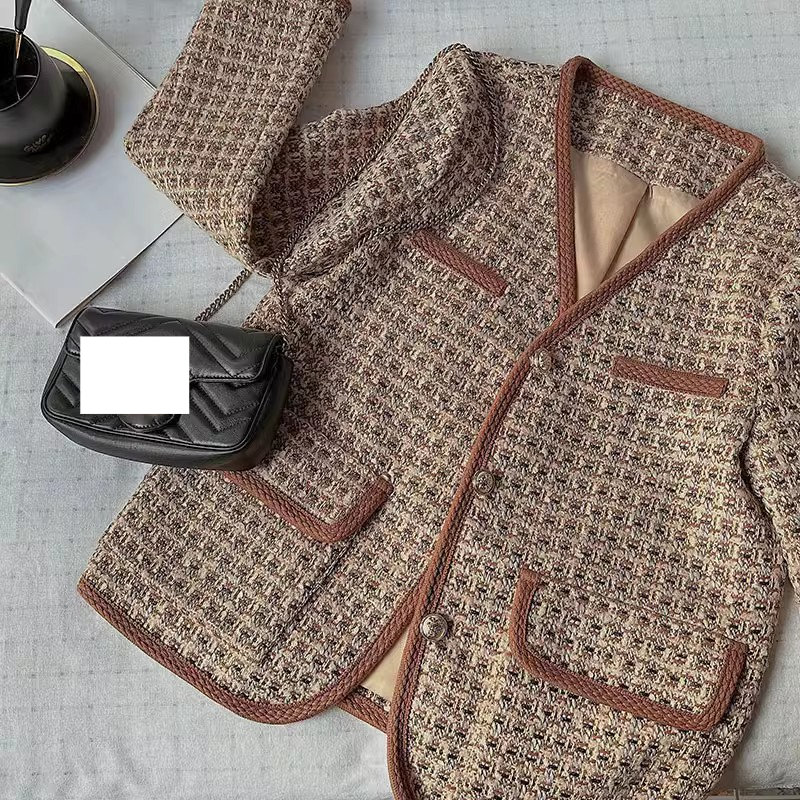 Esplosione della moda femminile piccola fragranza di qualità abito da socialite abito invernale a cappotto corto stile invernale femminile_voghion.com