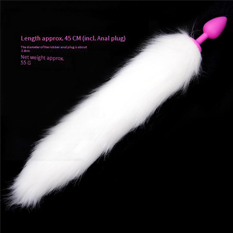 Προϊόντα σεξ Flirting Fox Tail Anal Plug Role Play Props Αξεσουάρ πρωκτικού σφιγκτήρα σιλικόνης_voghion.com