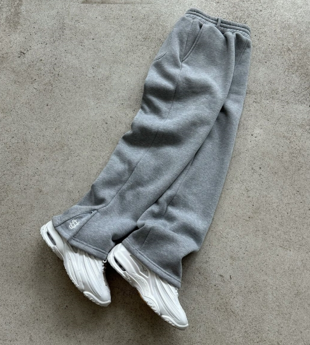 Men's Clothing Unisex Embroidered Print Wide Leg Pants - Trendy Streetwear Couple Joggers (S-3XL) - Soft Polyester Blend For Ultimate Comfort_voghion.com