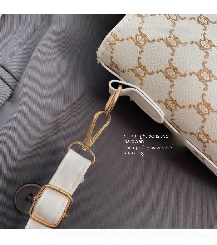 Borsa a secchiello casual alla moda retrò, borsa a tracolla con diamanti, borsa estiva popolare, borsa da viaggio con texture_voghion.com