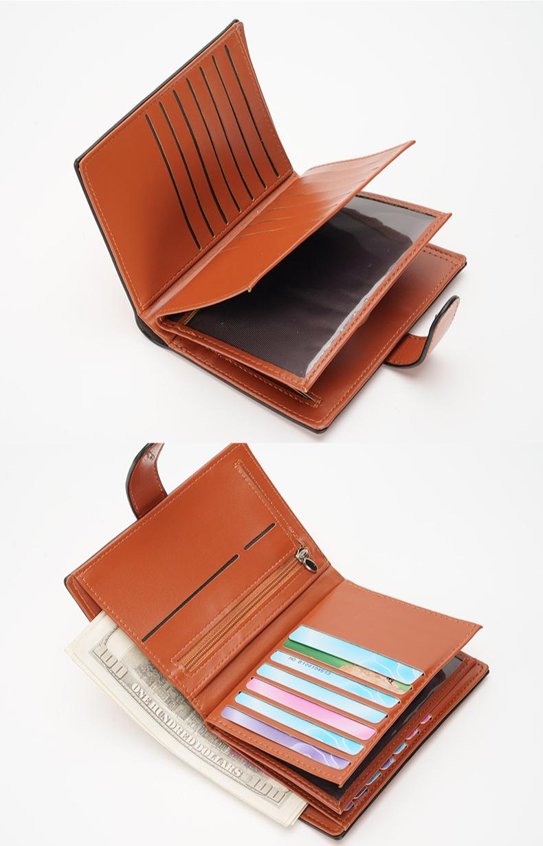 Card Bag Card Cases A6 Loose Leaf Passport Holder Multi Function Passport Book Protective Cover Business Document Card Holder Can Be Customized_voghion.com