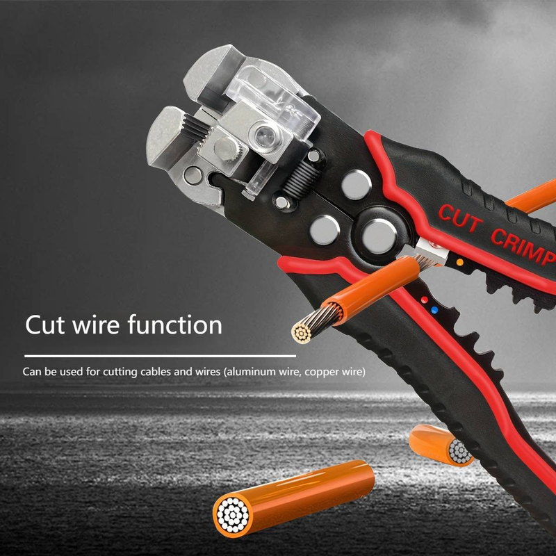 Professional Automatic Wire Stripper Tool - Multi-Function Carbon Steel Stripping Pliers For Electricians & DIY Home Use_voghion.com