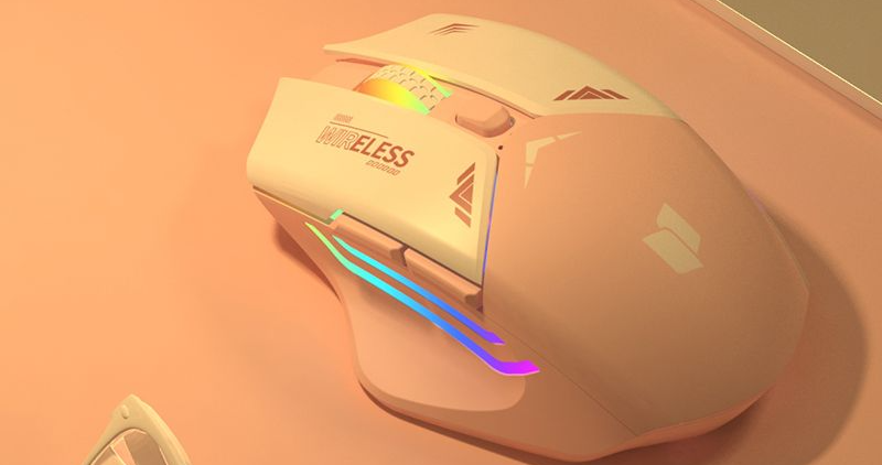 Wireless Mouse Bluetooth Gaming RGB Lighting Thor ASUS Laptop Desktop Tablet Universal Male_voghion.com