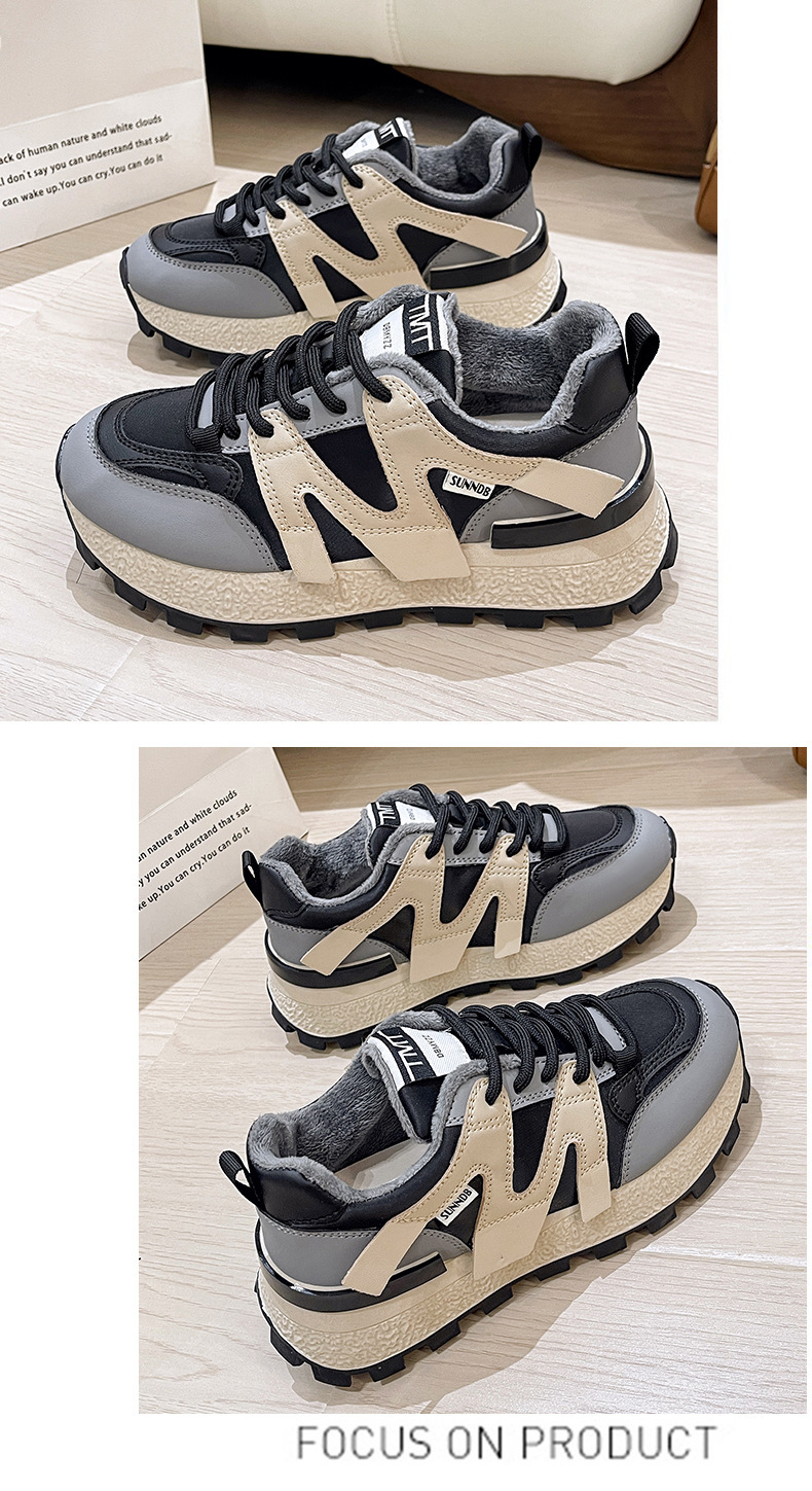 Damesschoenen dikke zolen verhogen Forrest Gump schoenen tonen voeten kleine populaire sportschoenen voor dames_voghion.com