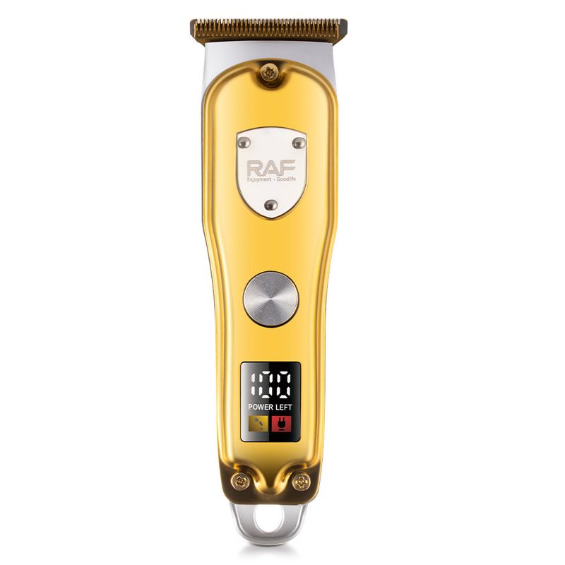 Cortadora de pelo multifuncional de colores brillantes RAF, juego de corte de pelo, cortadora eléctrica, interfaz USB_voghion.com