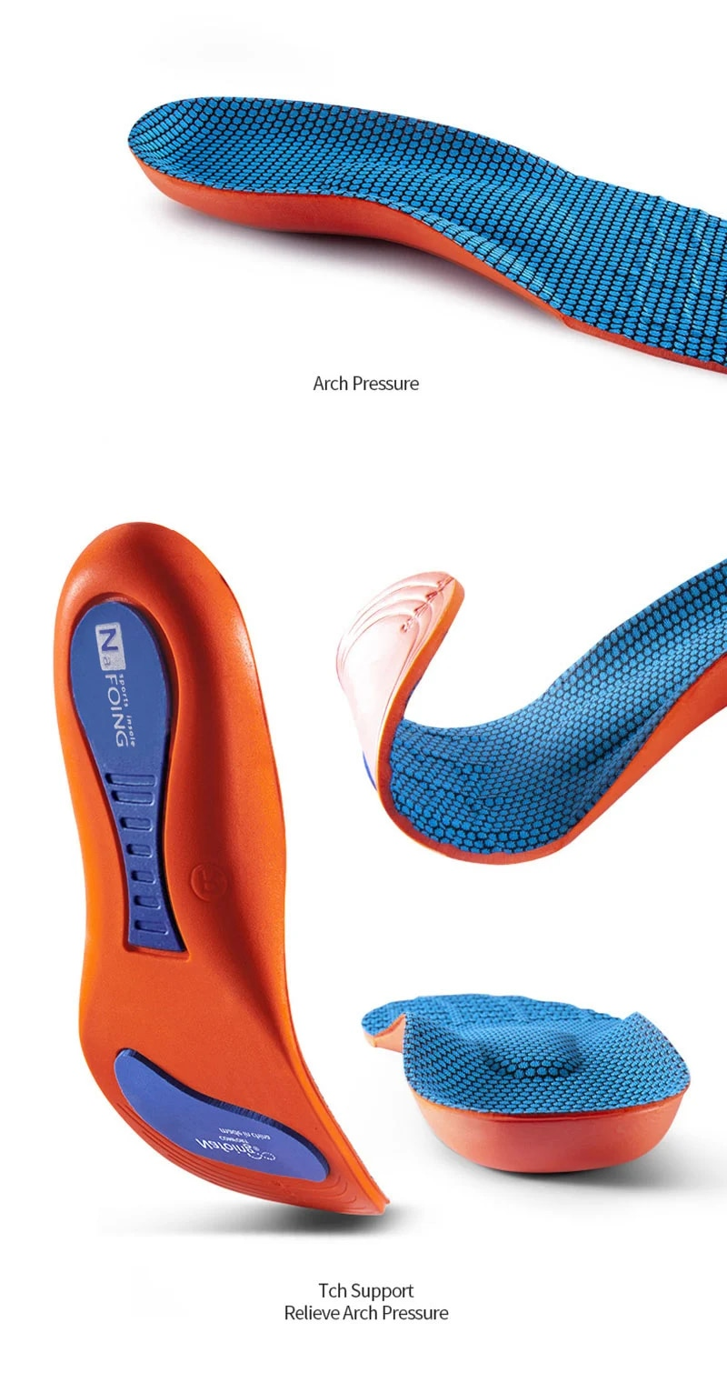 Orthotic Insole Arch Support Flatfoot Running For Shoes Sole Orthopedic Insoles For Feet Ease Pressure_voghion.com