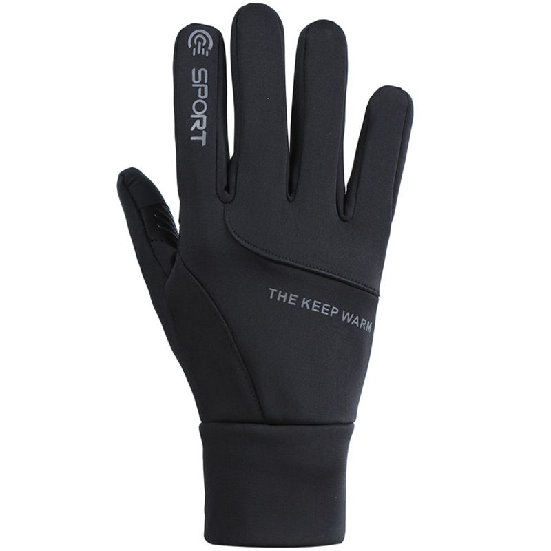 Cycling Gloves Men's Autumn And Winter Skiing Warm Gloves Waterproof Touch Screen Cycling Sports Outdoor Plus Velvet Non Slip Gloves_voghion.com