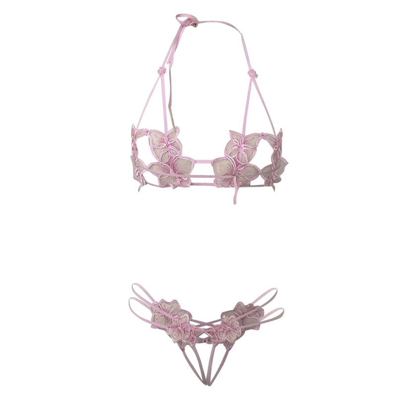 Sexiga spetsunderkläder Vuxenporr-bh-trosa Strumpebandsbälte Underw Set Hot erotisk kostym Plus Size Underkläder Babydoll_voghion.com