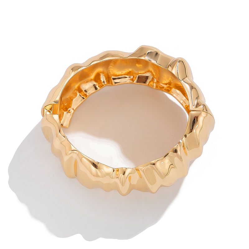 Temperament Baroque Big Pearl Ins Stacked Bracelet, Exaggerated Irregular Winding Bracelet_voghion.com