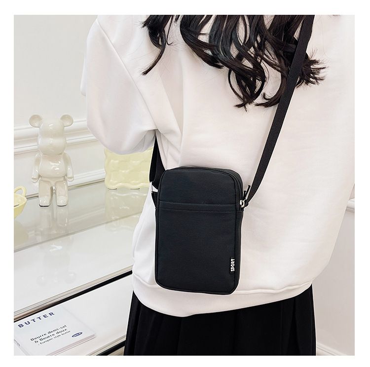 Nuova moda cellulare donna messenger mini piccola borsa a tracolla tutto abbinato appesa al collo portamonete borsa verticale_voghion.com