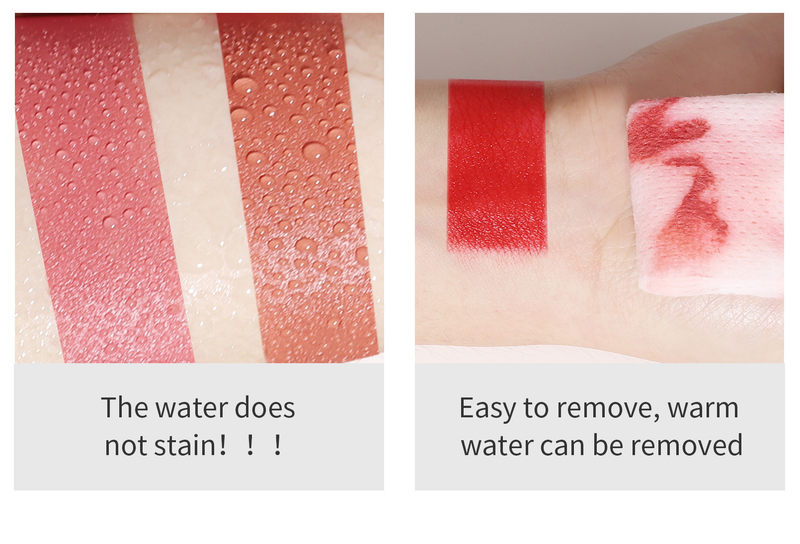 Rossetto a doppia estremità Penna per matita per labbra con resa cromatica Rossetto a tubo sottile 2 in 1, matita per labbra_voghion.com