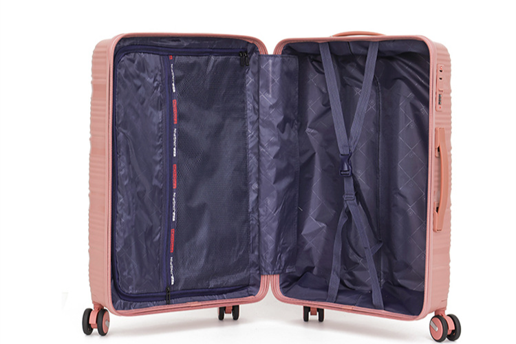 Luggage & Travel Bags special supply PP zipper box spot set three sets of four trolley case color matching sinking lock explosion proof pull cloth bag_voghion.com