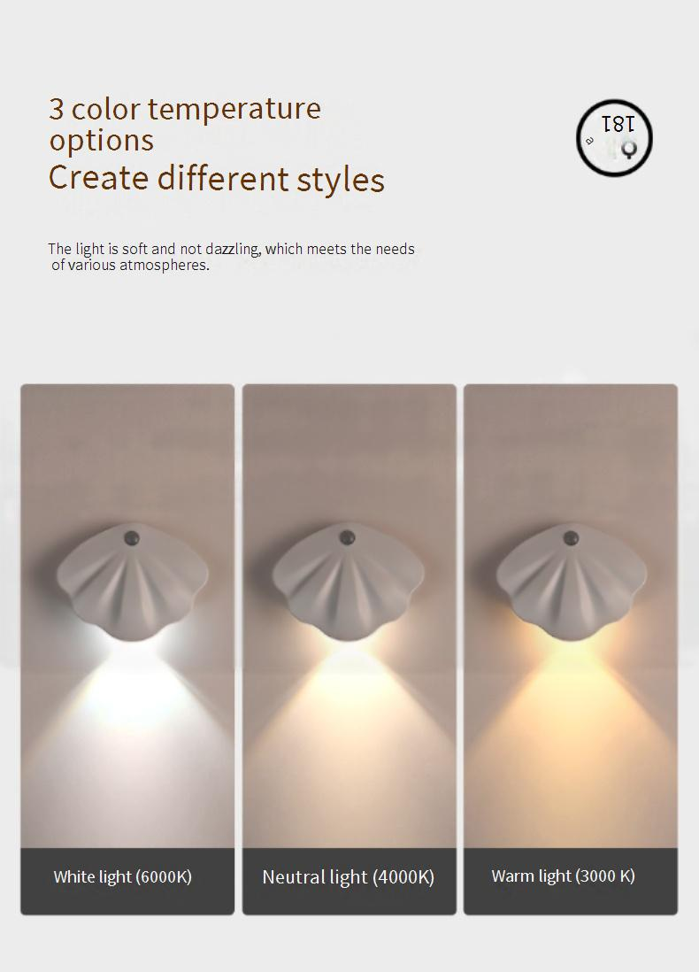 Smart Motion Sensor Wall Light - Wireless Magnetic Mount Rechargeable Battery IP65 Waterproof For Door Number/Step Lighting_voghion.com