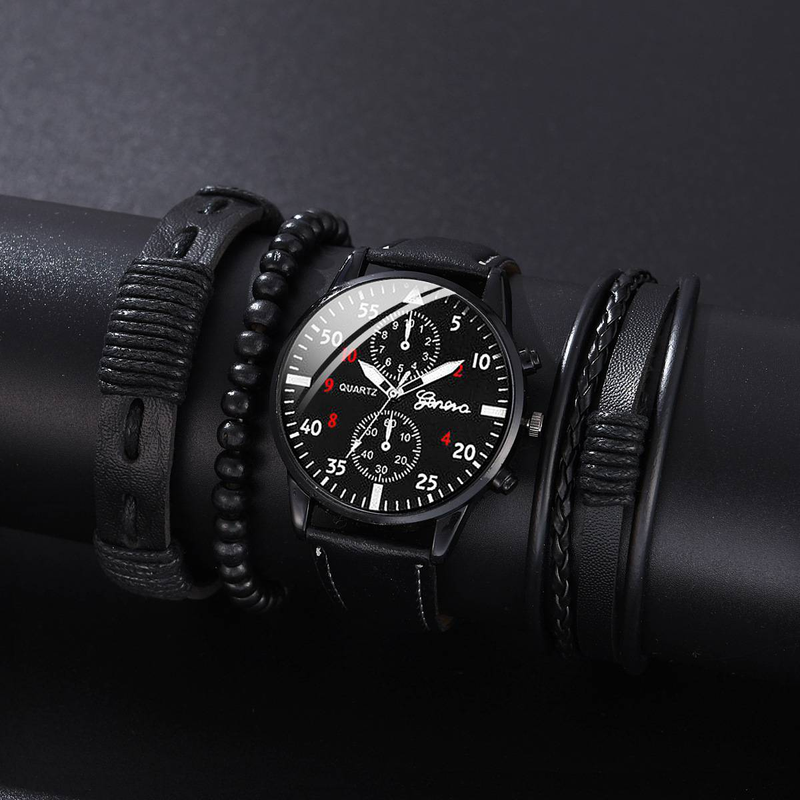 Herrenuhr High-End-Modeuhr Modische All-Match-Quarzuhr High-End-Uhr Herrenuhr-Set_voghion.com