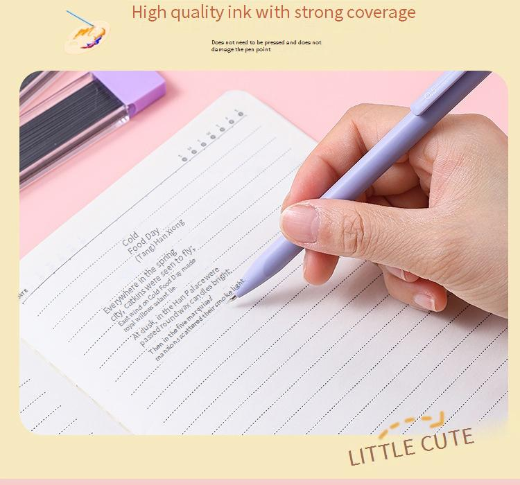 Pastel Macaron Stationery Set - Cute Pencil Case With Highlighters & Notebook Accessories For Students, Journaling & Gift Giving_voghion.com