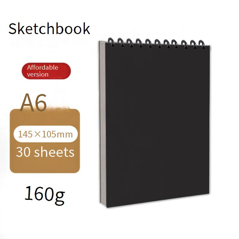 Premium Sketchbook For Artists - A4 Thick Paper Drawing Pad, 30 Sheets Blank Sketch Book For Pencil, Charcoal, Colored Pencils & More_voghion.com