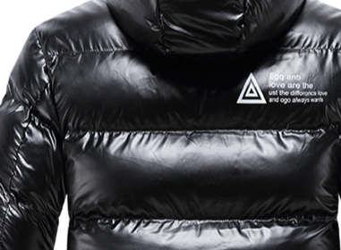 Men's Clothing Unisex Winter Puffer Jacket - Trendy Nylon Coated Hooded Coat With Fleece Lining For Couples (Glossy Black, Metallic Gray)_voghion.com
