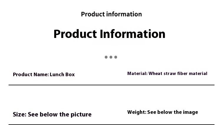 Lunch Box ecologico in paglia di grano - Contenitore Bento a 2 livelli adatto al microonde, a prova di perdite e lavabile in lavastoviglie, stile nordico minimalista_voghion.com
