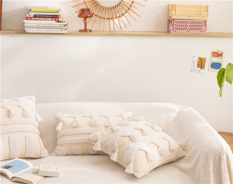 Copricuscino per divano con ricamo geometrico in velluto tridimensionale in stile nordico, decorazione per la casa, federa con ricamo trapuntato_voghion.com