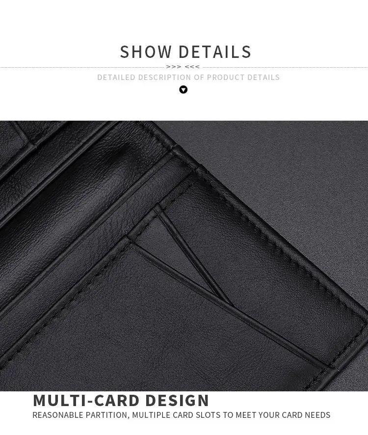 Designer Bag Ultra Thin Soft 100% Genuine Leather Mini Credit Multi RFID Slim Small Card Holder Men's Wallet_voghion.com