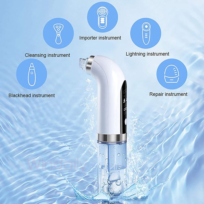 2024 Blackhead Remover Pore Vacuum Cleaner Elektryczny Micro Small Bubble Facial Cleansing Machine USB Akumulatorowe urządzenie kosmetyczne_voghion.com