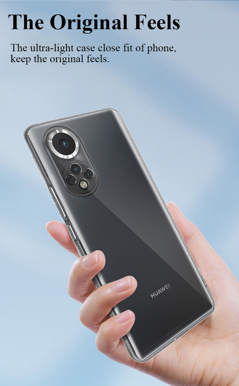 Ultradünne, durchsichtige Silikonhülle für Huawei Honor 60 50 30 Pro Lite 30S 30i Softcover für Honor_voghion.com