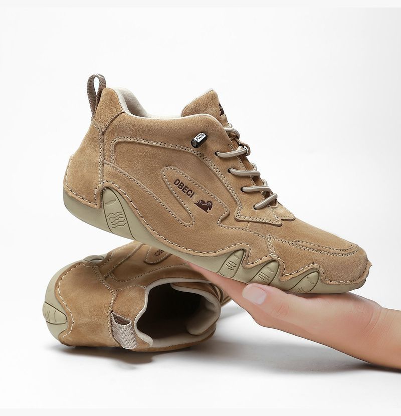 High-top Large-size Women's Shoes First-layer Leather Women's Martin Boots Short Boots Sports And Leisure Shoes Versatile Leather Boots_voghion.com