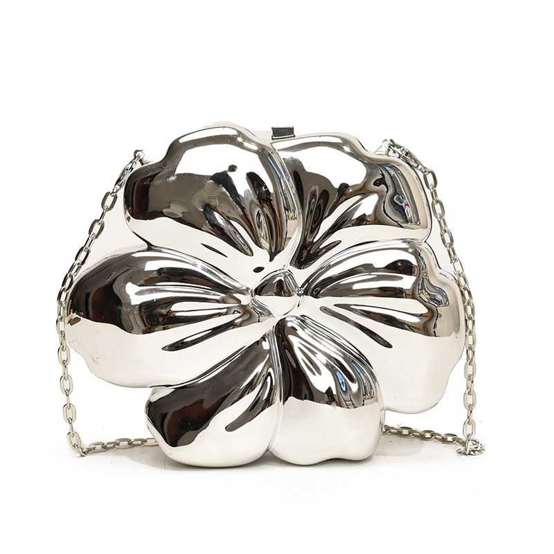 Borsa a tracolla con catena e rossetto, design di nicchia unico, mini fiore per donna, stile dolce e fresco_voghion.com
