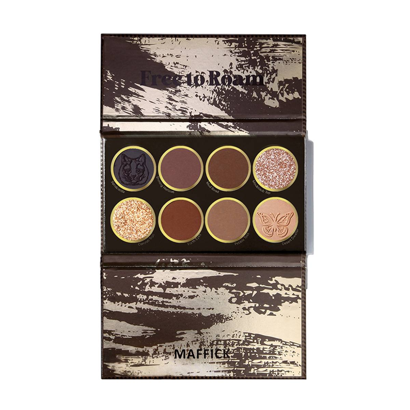 Free Roam 8-color eyeshadow tray matte pearl burst_voghion.com