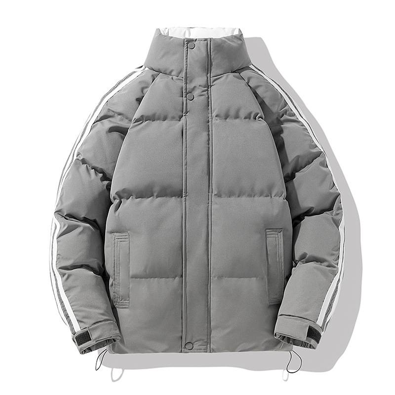 Men's Clothing versatile men's short cotton padded jackets loose winter coats to keep warm_voghion.com