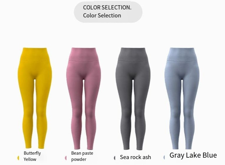 Yoga high waisted exercise pants, quick drying abdominal slimming thin Pilates training clothes, slim fit and elastic_voghion.com