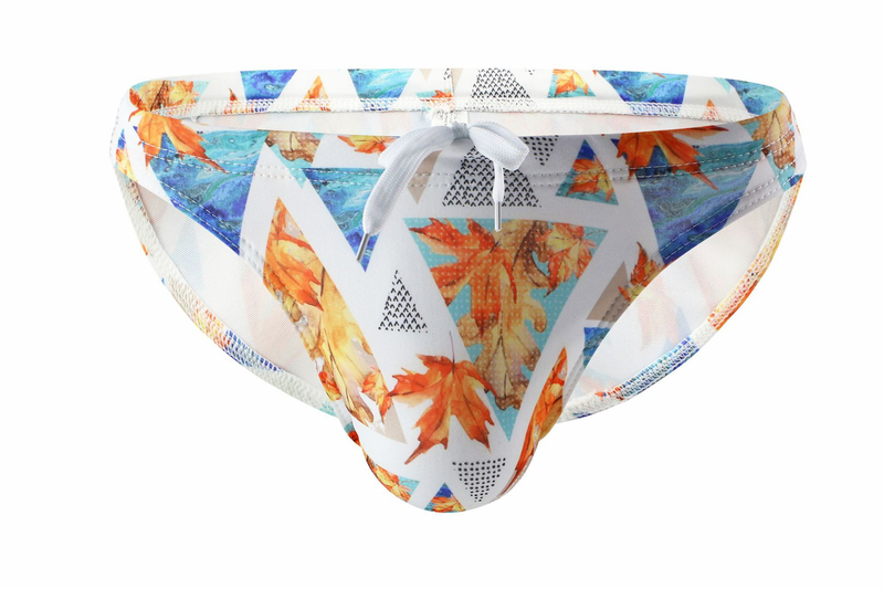 New Wholesale Men's Printed Swimming Trunks, Breathable, Export Triangular Swimming Trunks, Casual Swimming Trunks_voghion.com