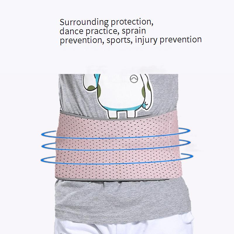 Taillentrainer-Gürtel für Kinder zum Tanzen – verstellbare, atmungsaktive Unterstützung für Hip-Hop, Streetdance und Training – bequeme SBR/Nylon-Mischung_voghion.com