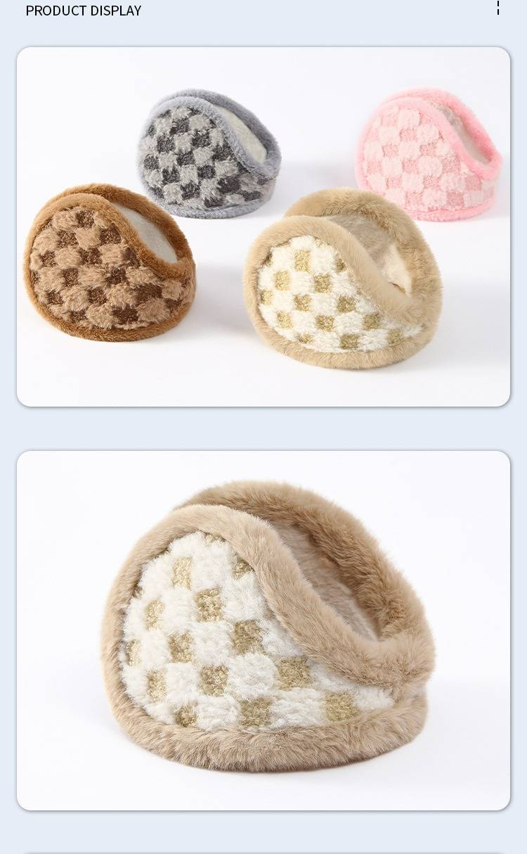 Winterwarme Fleece-Ohrenschützer für Damen und Herren – faltbar, verstellbar, winddichter Gehörschutz für Outdoor-Aktivitäten, Radfahren und kaltes Wetter_voghion.com