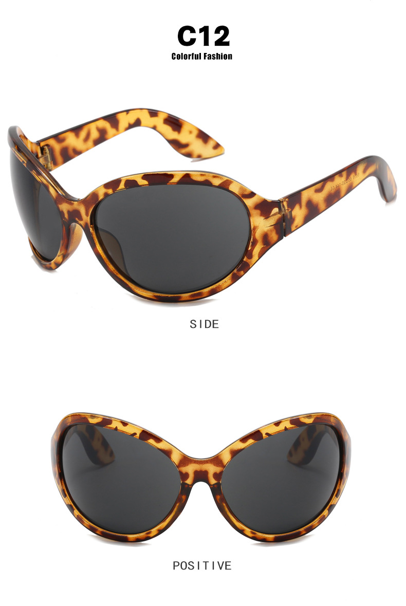 ActiveGo Cro-Border Futuritic Large Frame 2023 New Y2K European And American Exaggerated Hot Girl Internet Celebrity_voghion.com