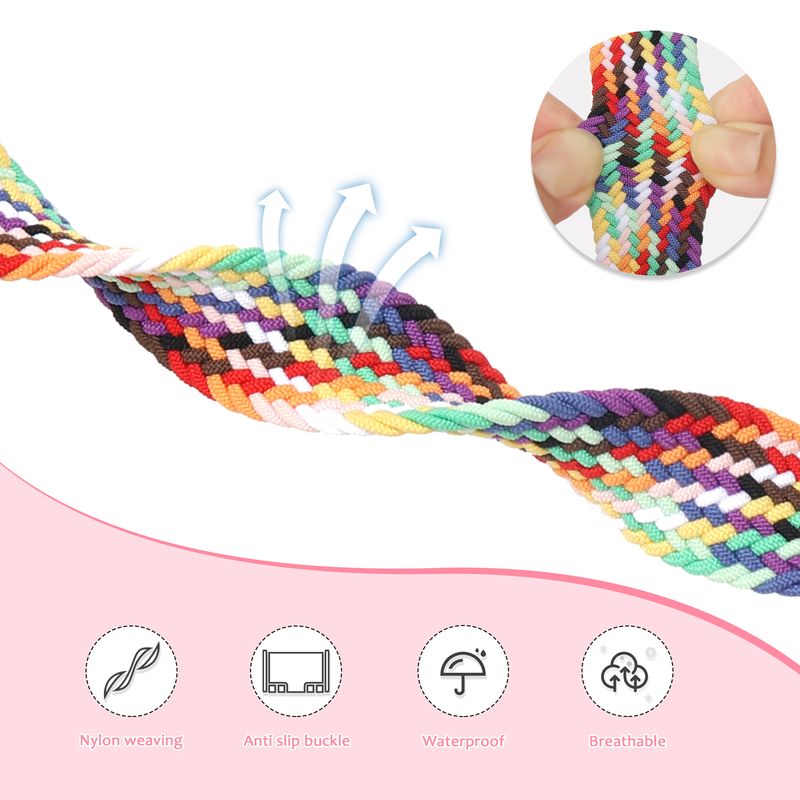 Band for HUAWEI watch fit 3 Strap Magnetic Braided solo loop Nylon Replacement Belt Wrist correa Bracelet for HUAWEI fit3 Straps_voghion.com