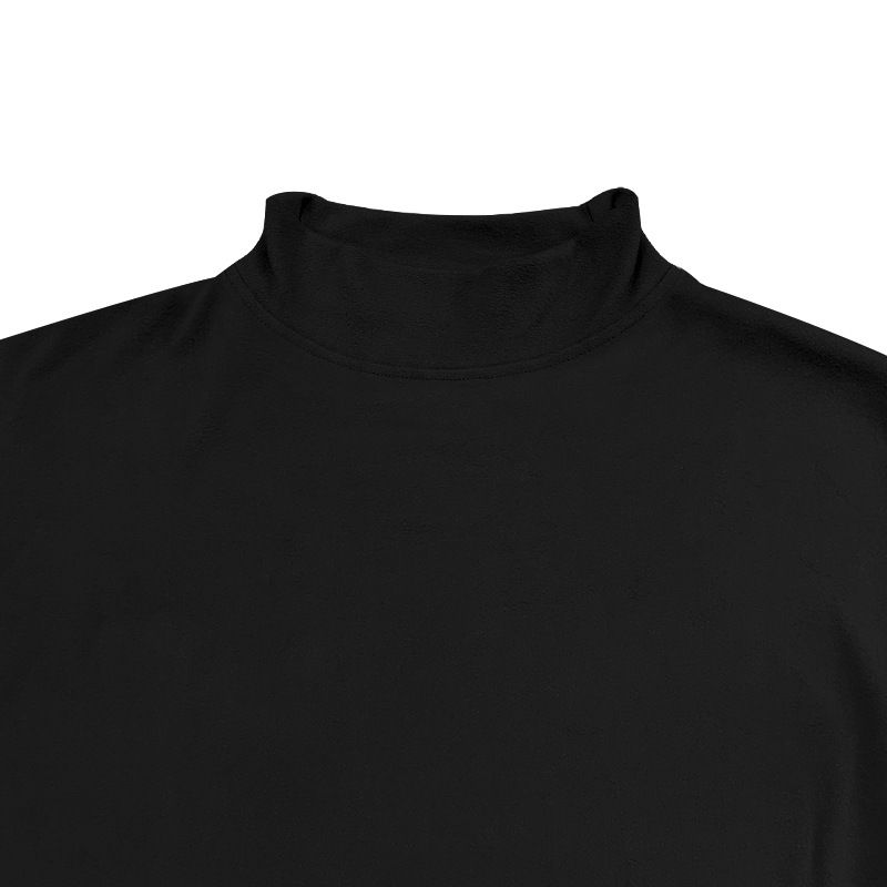 Autumn Winter Thermal Long Sleeve T-Shirt Skin-Friendly Soft Base Layer Half Turtleneck Men's Three-Piece Set_voghion.com