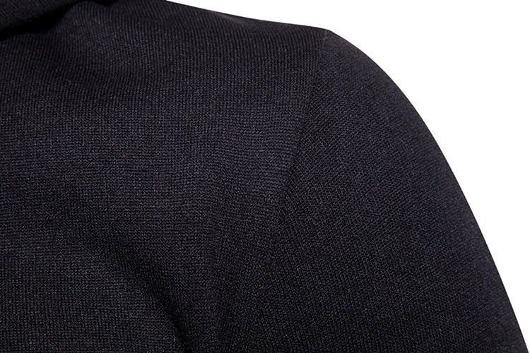 Herrehættetrøjer halvt hvid halvt sort patchwork hættetrøjer og sweatshirts Herre hiphop hættetrøjer_voghion.com