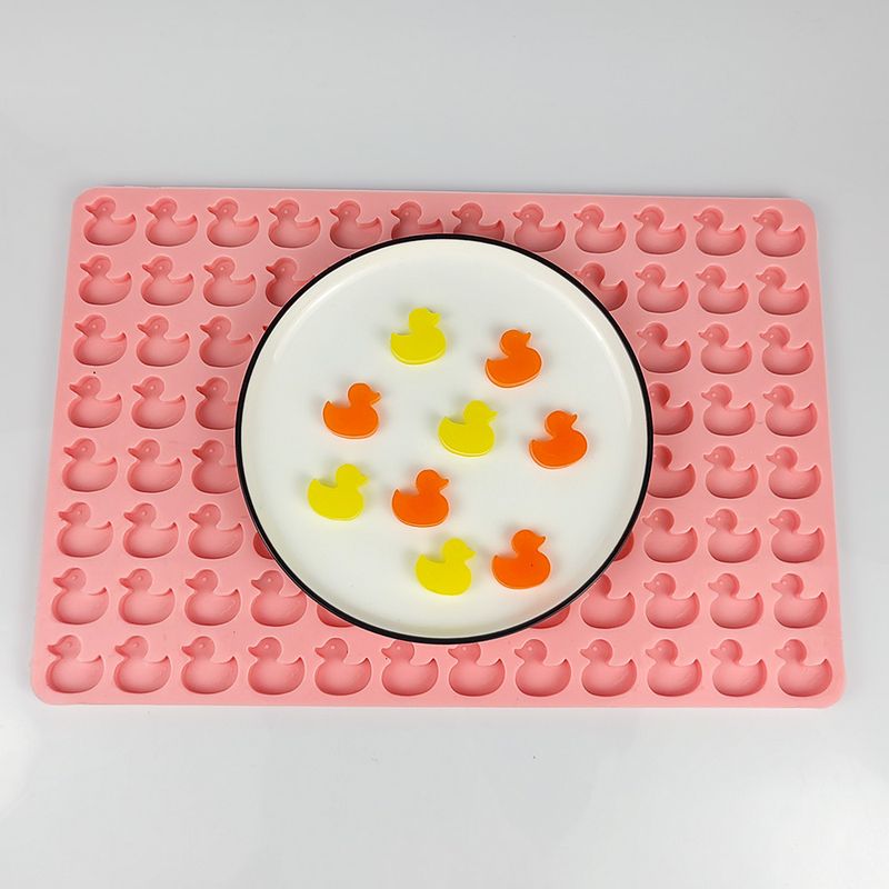 Silikónová forma v tvare káčatka, zvieracia kreslená kačica, forma na čokoládové sušienky, forma na dekoráciu torty_voghion.com