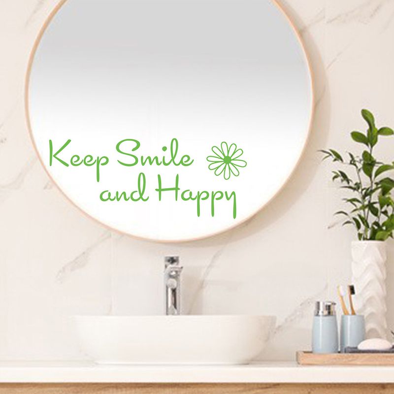 Happy Night Light Carving English AFG3341 Customized Bedroom Decoration Wall Stickers_voghion.com